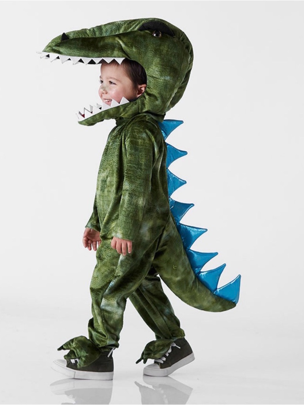 Pottery Barn Kids Light Up T-Rex Dinosaur Costume 4-6 PBK Halloween